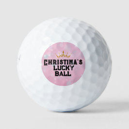 Persoonlijke Roze Aandenken Vrouwelijke Speler: Golfballen