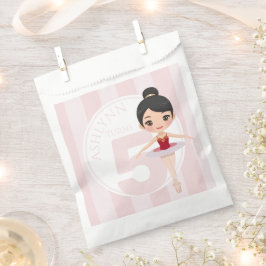 Persoonlijke Roze Ballerina Dans Meisje Feest Bedankzakje