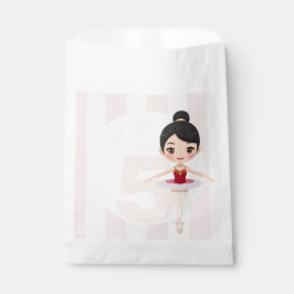 Persoonlijke Roze Ballerina Dans Meisje Feest Bedankzakje