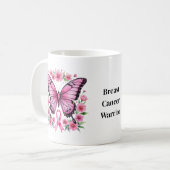 Persoonlijke Roze Borstkanker Bewustzijn Koffiemok (Voorkant links)