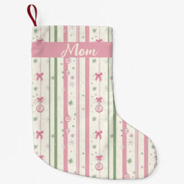 Persoonlijke Roze Coquette Moeder Kleine Kerstsok