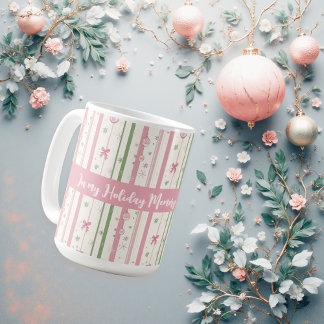 Persoonlijke Roze Coquette Vakantie Tijdperk Koffiemok