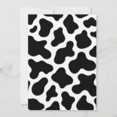 Persoonlijke Roze Cowgirl Verjaardag Uitnodiging (Achterkant)