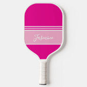 Persoonlijke Roze Douane Naam Pickleball Paddle (Achterkant)