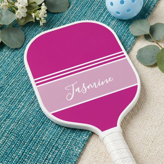 Persoonlijke Roze Douane Naam Pickleball Paddle