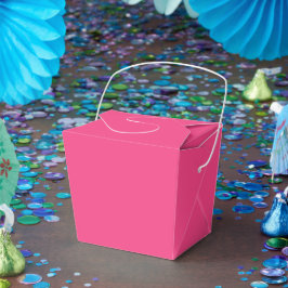 Persoonlijke Roze Favor Dozen – Take Out 2x2x2.75 Bedankdoosjes