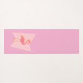 Persoonlijke Roze Flamingo MCM Yoga Mat (Achterkant (horizontaal))