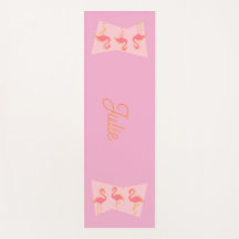 Persoonlijke Roze Flamingo MCM Yoga Mat    