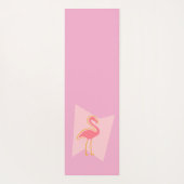 Persoonlijke Roze Flamingo MCM Yoga Mat (Achterkant)