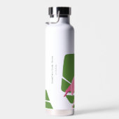 Persoonlijke Roze flamingo Tropische Bruidsdouche Waterfles (Rechts)