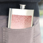 Persoonlijke Roze Glitter Initialen Naam Flacon (Voorbeeld)