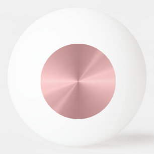 Persoonlijke Roze Gouden Metallic Radiale Textuur Pingpongbal