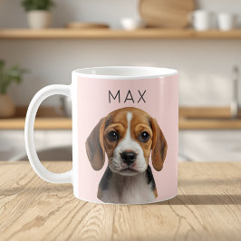 Persoonlijke Roze Honden Foto Mok