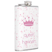 Persoonlijke Roze Kroon Koningin Heupfles (Rechts)