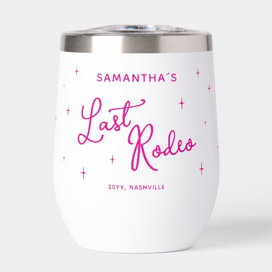 Persoonlijke Roze Laatste Rodeo Bachelorette-feest (Voorkant)