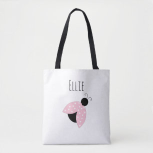 Persoonlijke Roze Lieveheersbeestje Tas