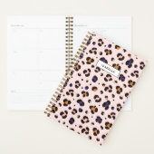 Persoonlijke Roze Luipaardprint Planner (Display)