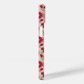 Persoonlijke roze madeliefjes iPhone hoes (Achterkant / Rechts)