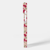 Persoonlijke roze madeliefjes iPhone hoes (Achterkant / Links)