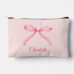 Persoonlijke roze make-uptas voor bruidsmeisjes etui