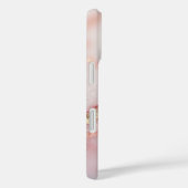 Persoonlijke Roze Marmer Stijlvolle Goud Case-Mate iPhone Case (Achterkant / Rechts)