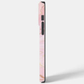 Persoonlijke Roze Marmer Tinten Rouge Case-Mate iPhone Case (Achterkant / Links)
