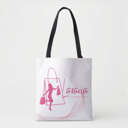 Persoonlijke Roze Mode Tas - Ariana (Voorkant)