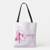 Persoonlijke Roze Mode Tas - Ariana (Achterkant)