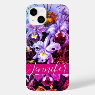 Persoonlijke Roze Ombre Orchideeën Case-Mate iPhone 14 Hoesje