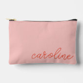 Persoonlijke Roze Oranje Eenvoudige Script Typogra Etui (Voorkant)