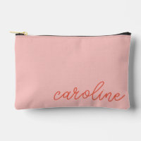 Persoonlijke Roze Oranje Eenvoudige Script Typogra