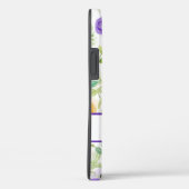 Persoonlijke Roze Paarse Witte Bloemen Case-Mate iPhone Case (Achterkant / Rechts)