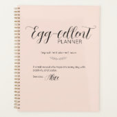 Persoonlijke Roze Paashaas Planner (Voorkant)