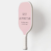 Persoonlijke Roze Pickleball Moeder Superster Aang Paddle (Links)