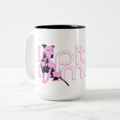 Persoonlijke roze Pitbull Mam Mok (Voorkant links)