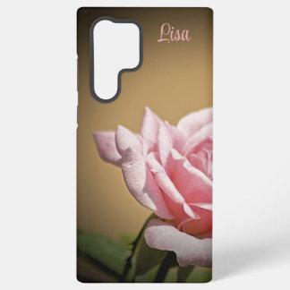 Persoonlijke Roze Roos Bloem Samsung Hoesje Samsung Galaxy Hoesje
