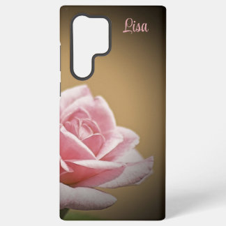 Persoonlijke Roze Roos Bloem Samsung Hoesje Samsung Galaxy Hoesje