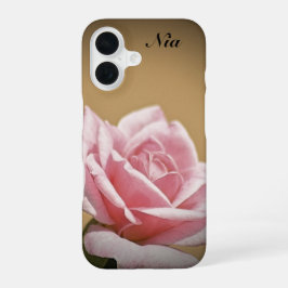 Persoonlijke Roze Roos Hoes-Case-Mate iPhone Hoes 16 Hoesje