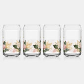 Persoonlijke Roze Rozen Bruidsuitnodiging Blikvorm Glas (Links)