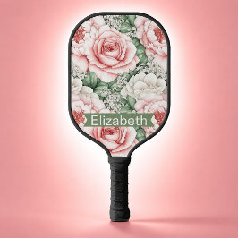 Persoonlijke Roze Rozen Pickleball Paddle
