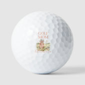 Persoonlijke Roze Strik Golf Moeder Golfballen (Voorkant)