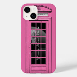 Persoonlijke roze telefoon Case-Mate iPhone case