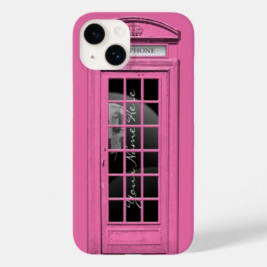 Persoonlijke roze telefoon Case-Mate iPhone case (Achterkant)
