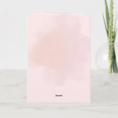 Persoonlijke Roze Vliegtuig Verjaardagskaart Kaart (Achterkant)