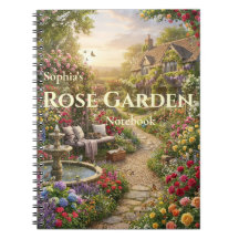 Persoonlijke Rozen Tuin Spiraal Notebook