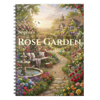 Persoonlijke Rozen Tuin Spiraal Notebook Notitieboek