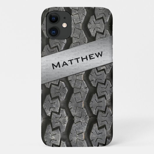 Persoonlijke Rubber banddraden iPhone 11 Hoesje (Achterkant)
