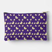 Persoonlijke Rubber Eendjes Leuke Paarse Patroon Etui (Achterkant)