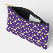 Persoonlijke Rubber Eendjes Leuke Paarse Patroon Etui (Open)
