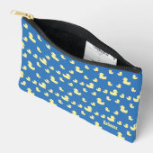 Persoonlijke Rubber Eendjes Leuke Patroon Blauw Etui (Open)
